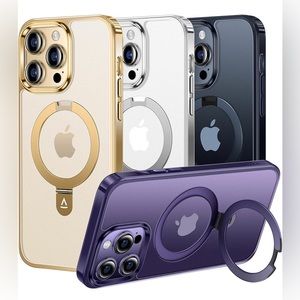 Invisible Stand Magnetic Case for iPhone 14 Pro [Gold] Brand New Never Used